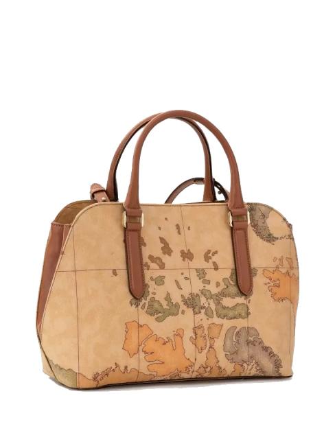 GEO CLASSIC Borsa 3 tasche con tracolla NATURALE - Borse Donna