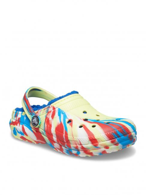 CLASSIC LINED MARBLED GLOG TODDLER Sabot imbottito sulphur/multi - Scarpe Bambino