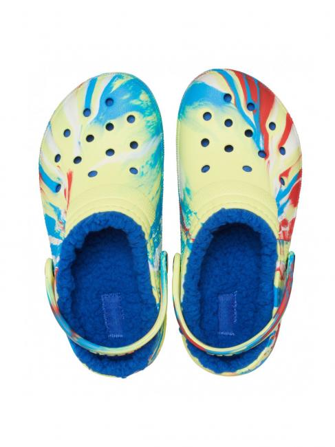 CLASSIC LINED MARBLED GLOG TODDLER Sabot imbottito sulphur/multi - Scarpe Bambino