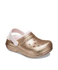 CROCS CLASSIC LINED GLITTER KIDS Sabot imbottito - Scarpe Bambino