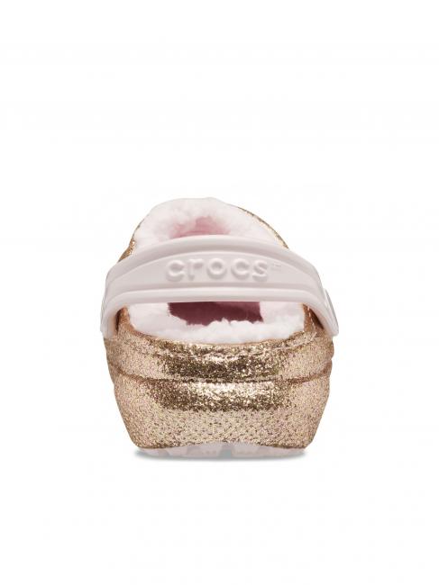 CLASSIC LINED GLITTER KIDS Sabot imbottito gold/barely pink - Scarpe Bambino