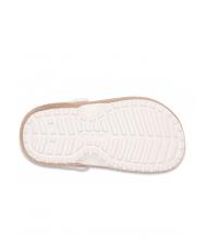 CROCS CLASSIC LINED GLITTER KIDS Sabot imbottito gold/barely pink - Scarpe Bambino - 7