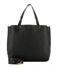 COCCINELLE LEA Borsa a spalla in pelle martellata Nero - Borse Donna - 3