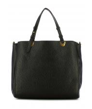 COCCINELLE LEA Borsa a spalla in pelle martellata Nero - Borse Donna - 4