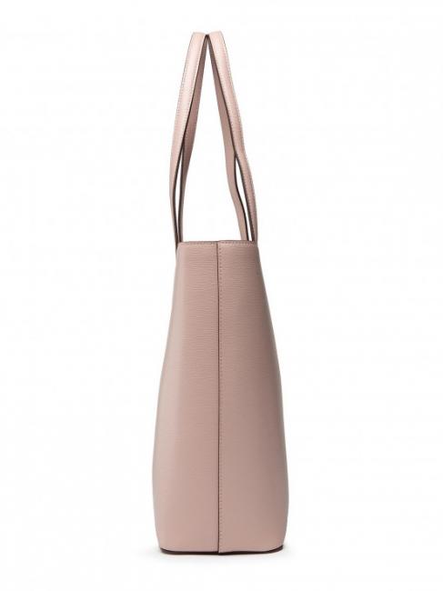 BRYANT PARK NORTH SOUTH Shopping bag in pelle cashmere/silver - Borse Donna