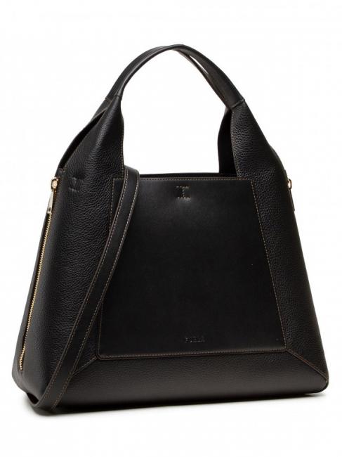 GILDA Borsa tote espandibile nero+marmo c - Borse Donna