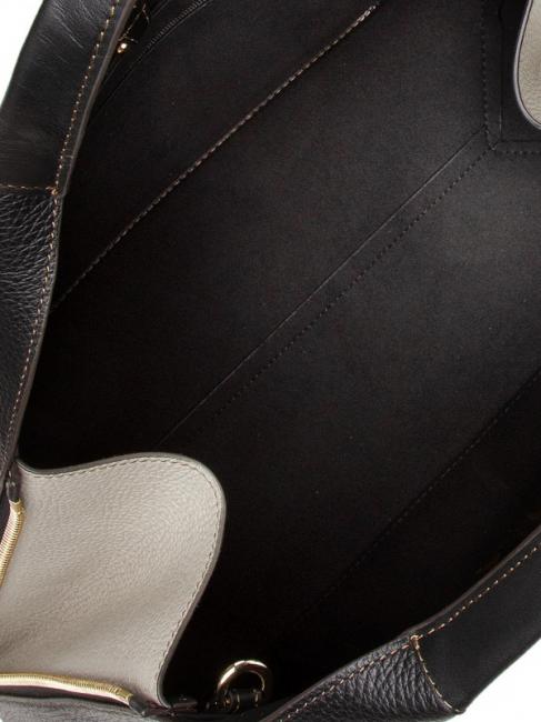 GILDA Borsa tote espandibile nero+marmo c - Borse Donna
