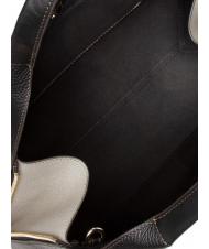 FURLA GILDA Borsa tote espandibile nero+marmo c - Borse Donna - 5