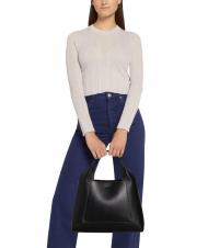 FURLA GILDA Borsa tote espandibile nero+marmo c - Borse Donna - 7