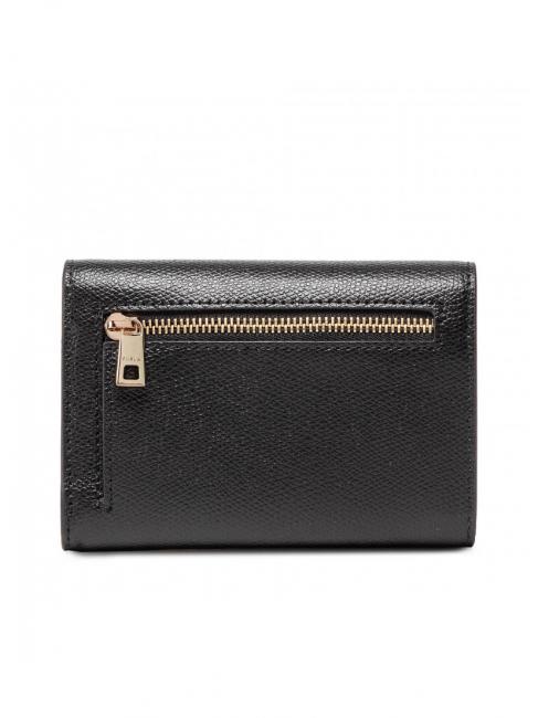 1927 Portafoglio compact in pelle ares Nero - Portafogli Donna