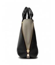 FURLA GILDA Borsa tote media espandibile nero+marmo c - Borse Donna - 4