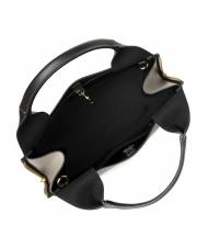 FURLA GILDA Borsa tote media espandibile nero+marmo c - Borse Donna - 7