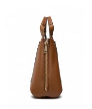 FURLA GILDA Borsa tote media espandibile cognac/nero - Borse Donna - 3