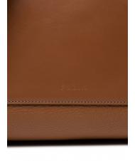 FURLA GILDA Borsa tote media espandibile cognac/nero - Borse Donna - 6