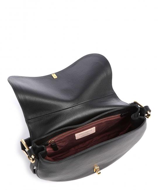 MAGIE M Borsa in pelle martellata con tracolla Nero - Borse Donna