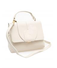 LESAC BORSETTA IN PELLE NAPPATA Con tracolla removibile cosmiclatte - Borse Donna - 2