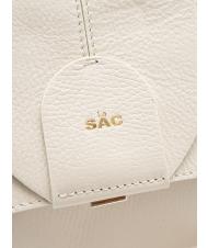 LESAC BORSETTA IN PELLE NAPPATA Con tracolla removibile cosmiclatte - Borse Donna - 3