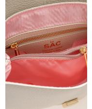 LESAC BORSETTA IN PELLE NAPPATA Con tracolla removibile cosmiclatte - Borse Donna - 5