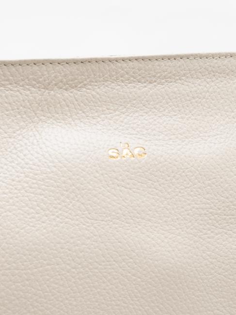 BORSA A SPALLA In pelle nappata cosmiclatte - Borse Donna