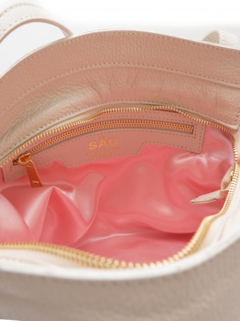 BORSA A SPALLA In pelle nappata cosmiclatte - Borse Donna