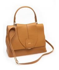 LESAC BORSA IN PELLE NAPPATA Con tracolla removibile natural - Borse Donna - 2