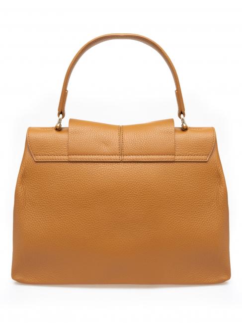 BORSA IN PELLE NAPPATA Con tracolla removibile natural - Borse Donna