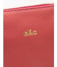 LESAC POCHETTE IN PELLE DOLLARO Con polsierina e tracolla removibile bubblegum - Borse Donna - 3