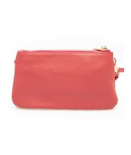 LESAC POCHETTE IN PELLE DOLLARO Con polsierina e tracolla removibile bubblegum - Borse Donna - 4