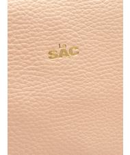 LESAC BORSA IN PELLE DOLLARO A mano, con tracolla magnolia - Borse Donna - 3
