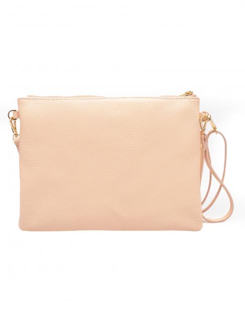 BORSA IN PELLE DOLLARO A mano, con tracolla magnolia - Borse Donna
