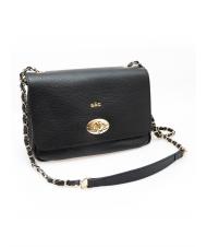 LESAC BORSA A TRACOLLA In pelle dollaro black - Borse Donna - 2
