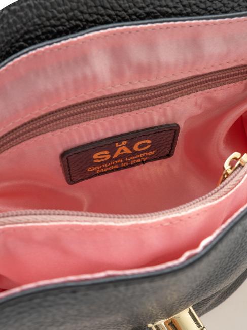 BORSA A TRACOLLA In pelle dollaro black - Borse Donna