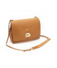 LESAC BORSA A TRACOLLA In pelle dollaro natural - Borse Donna - 2