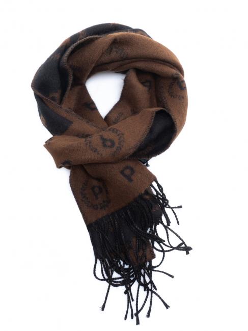ALL OVER Sciarpa jaquard nero/marrone - Sciarpe