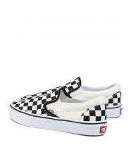 VANS CLASSIC SLIP-ON Sneakers in tela blk&whtchckerbo - Scarpe Unisex - 4