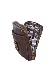 AERONAUTICA MILITARE PILOT Borsello a tracolla MORO - Tracolle Uomo - 4