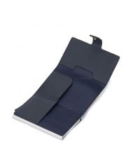 PIQUADRO MODUS RESTYLG Porta carte credito pelle blu - Portafogli Uomo - 3