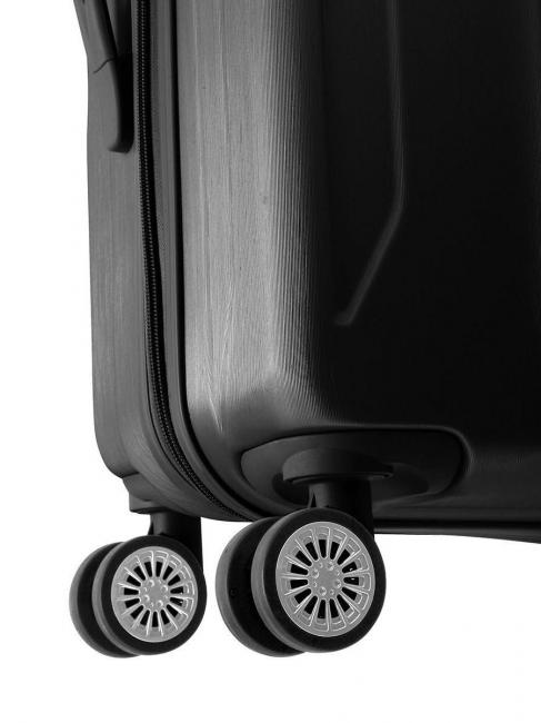 FLIGHT Set 3 trolley bagaglio a mano, medio, grande Nero - Set Trolley