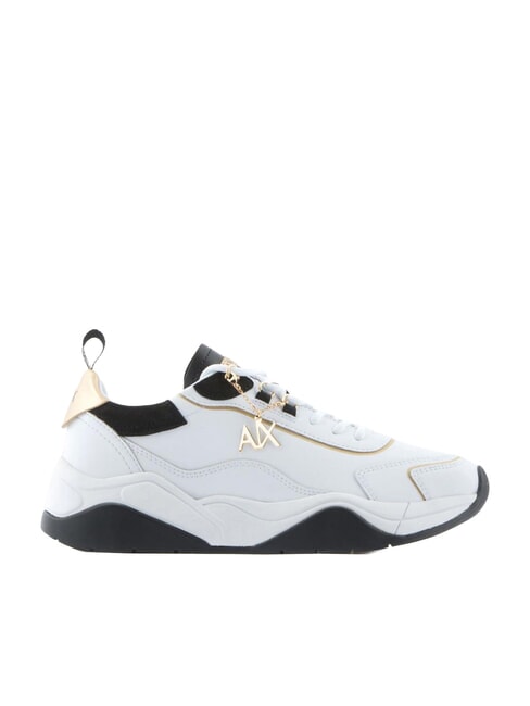 Sneaker running in pelle Sneakers opt.wht+black+gold - Scarpe Donna