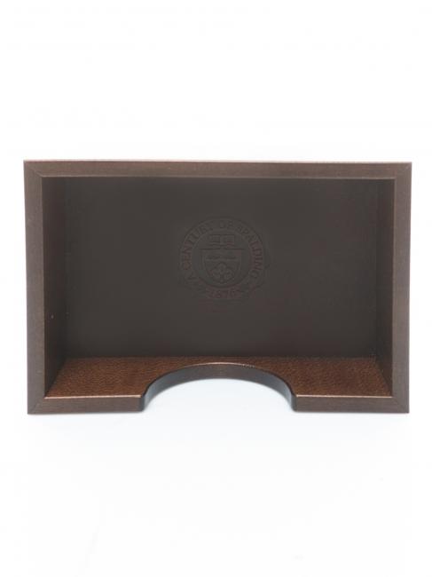 WOODEN DESK Porta biglietti da visita in legno testamoro - Porta tablet & Organizer