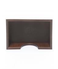SPALDING WOODEN DESK Porta biglietti da visita in legno testamoro - Porta tablet & Organizer - 2