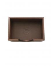 SPALDING WOODEN DESK Porta biglietti da visita in legno testamoro - Porta tablet & Organizer - 3