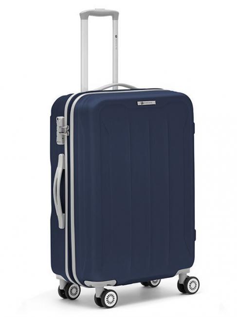 FLIGHT Set 3 trolley bagaglio a mano, medio, grande blu notte - Set Trolley