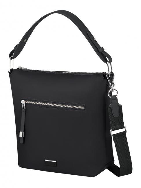 BE-HER Borsa secchiello media con tracolla NERO - Borse Donna