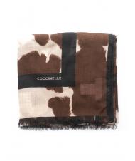 COCCINELLE Stola in viscosa e lana  multicolor moka - Sciarpe - 2
