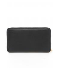 ROCCOBAROCCO Portafoglio grande zip around in pelle  nero - Portafogli Donna - 3