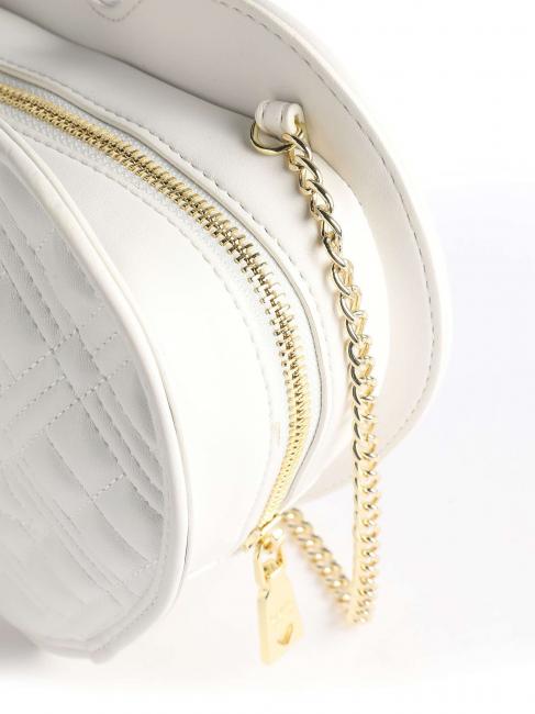 Borsa a cuore con tracolla catena  bianco - Borse Donna