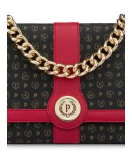 POLLINI HERITAGE CLASSIC Borsa a tracolla nero lacca - Borse Donna - 3