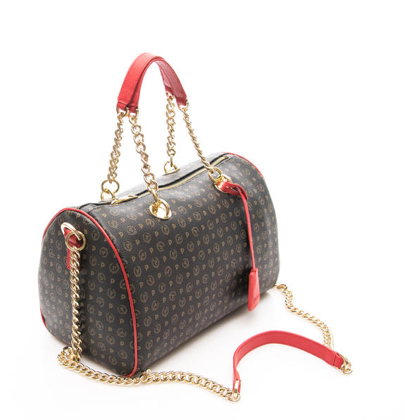 Heritage Classic Bauletto a mano, con tracolla nero lacca - Borse Donna