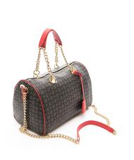POLLINI Heritage Classic Bauletto a mano, con tracolla nero lacca - Borse Donna - 2
